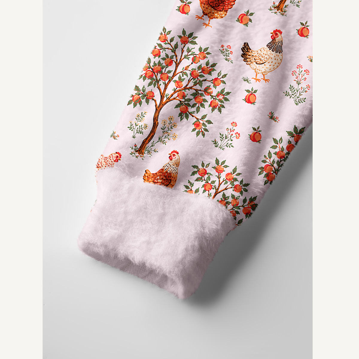 Orchard Hen Garden Print Ugly Cardigan Sweaters