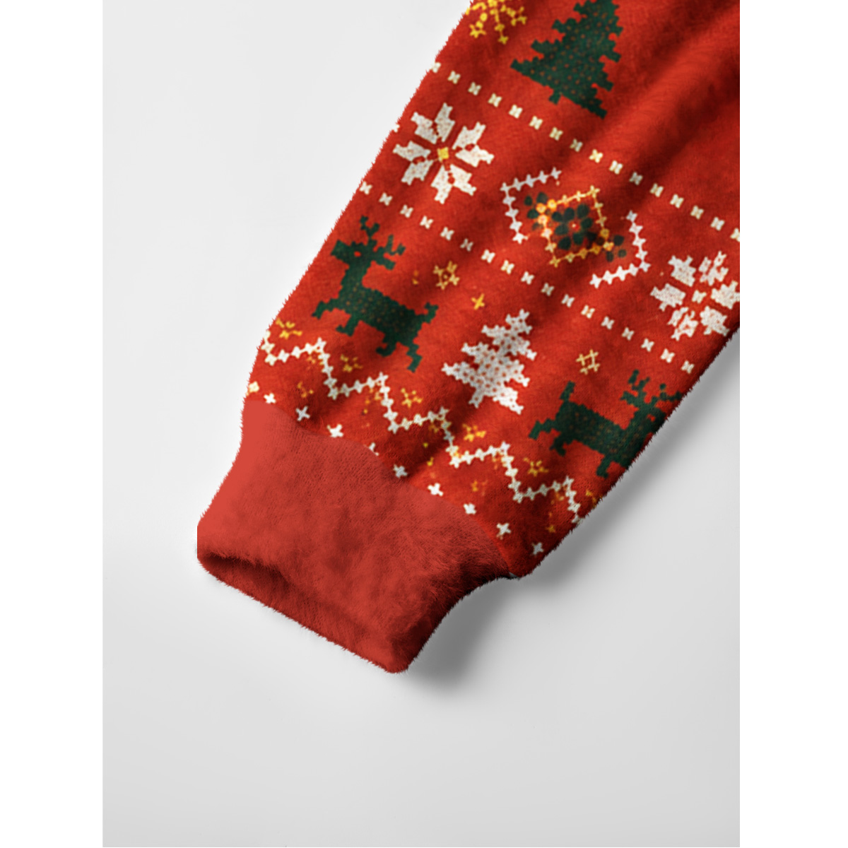 Ballet Mice Christmas  Fuzzy Crewneck Sweater