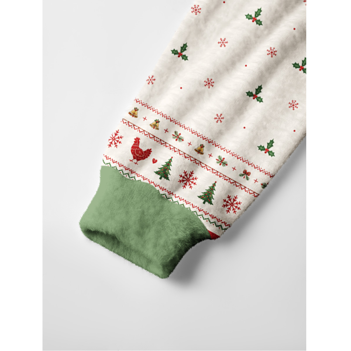 Holiday Hen Party Christmas Fuzzy Crewneck Sweater