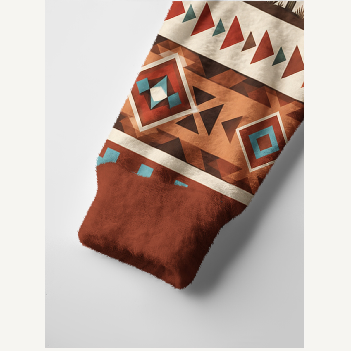 Western Cowboy Horse & Bison Ugly Cardigan Sweaters