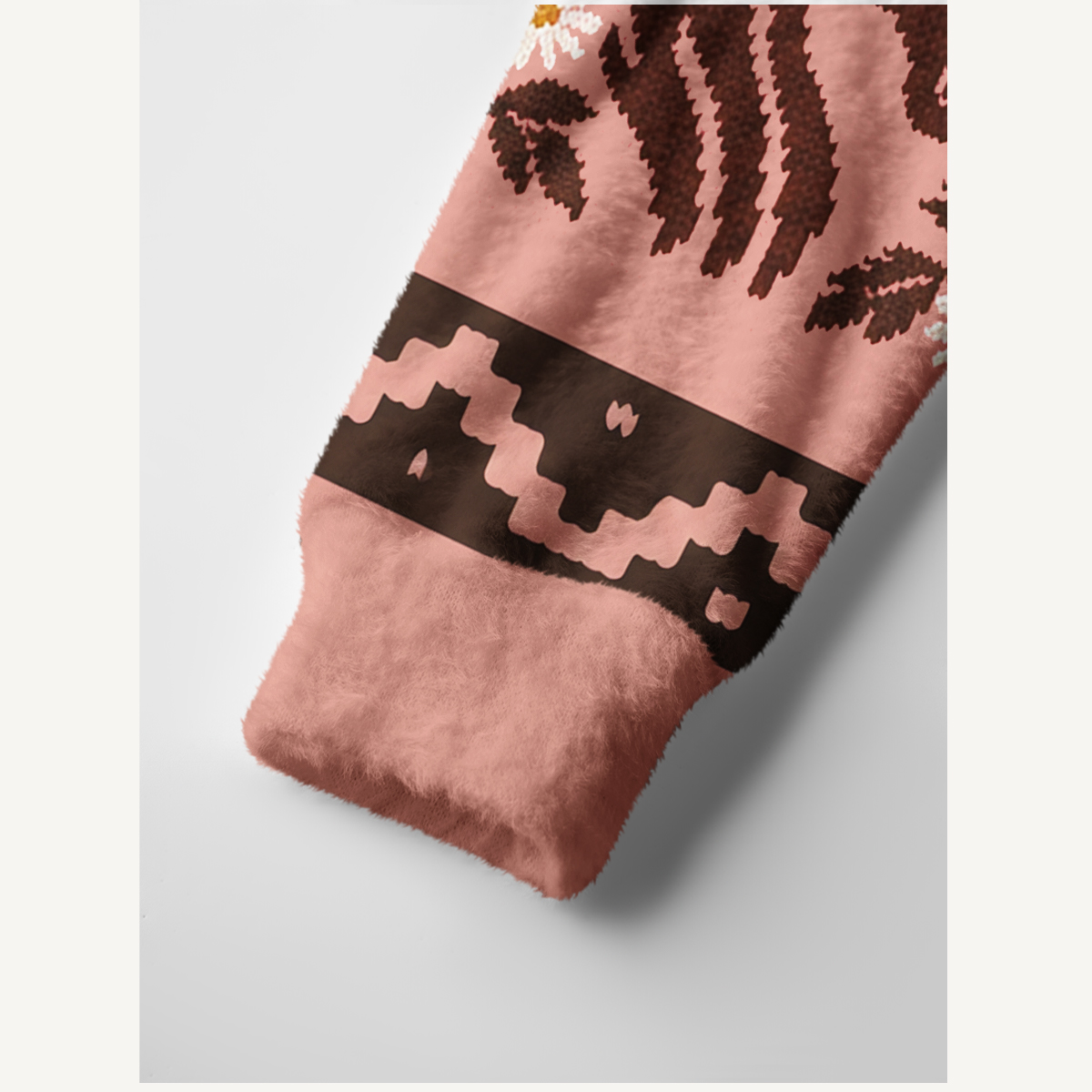 Romantic Western Horse & Floral Ugly Cardigan Sweaters