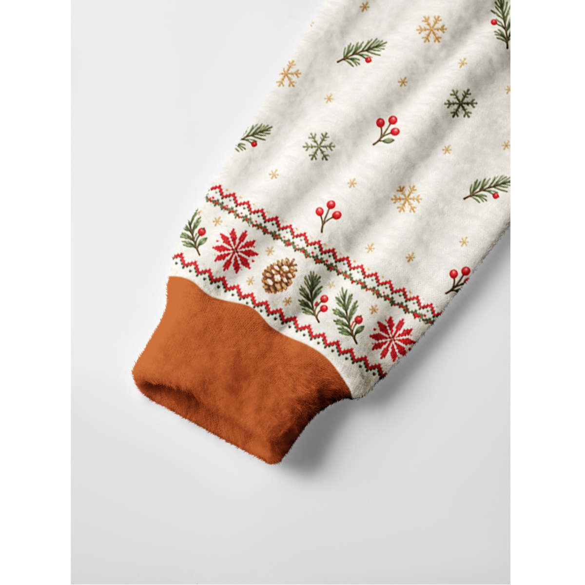 Cozy Winter Fox & Hedgehog Fuzzy Crewneck Sweater