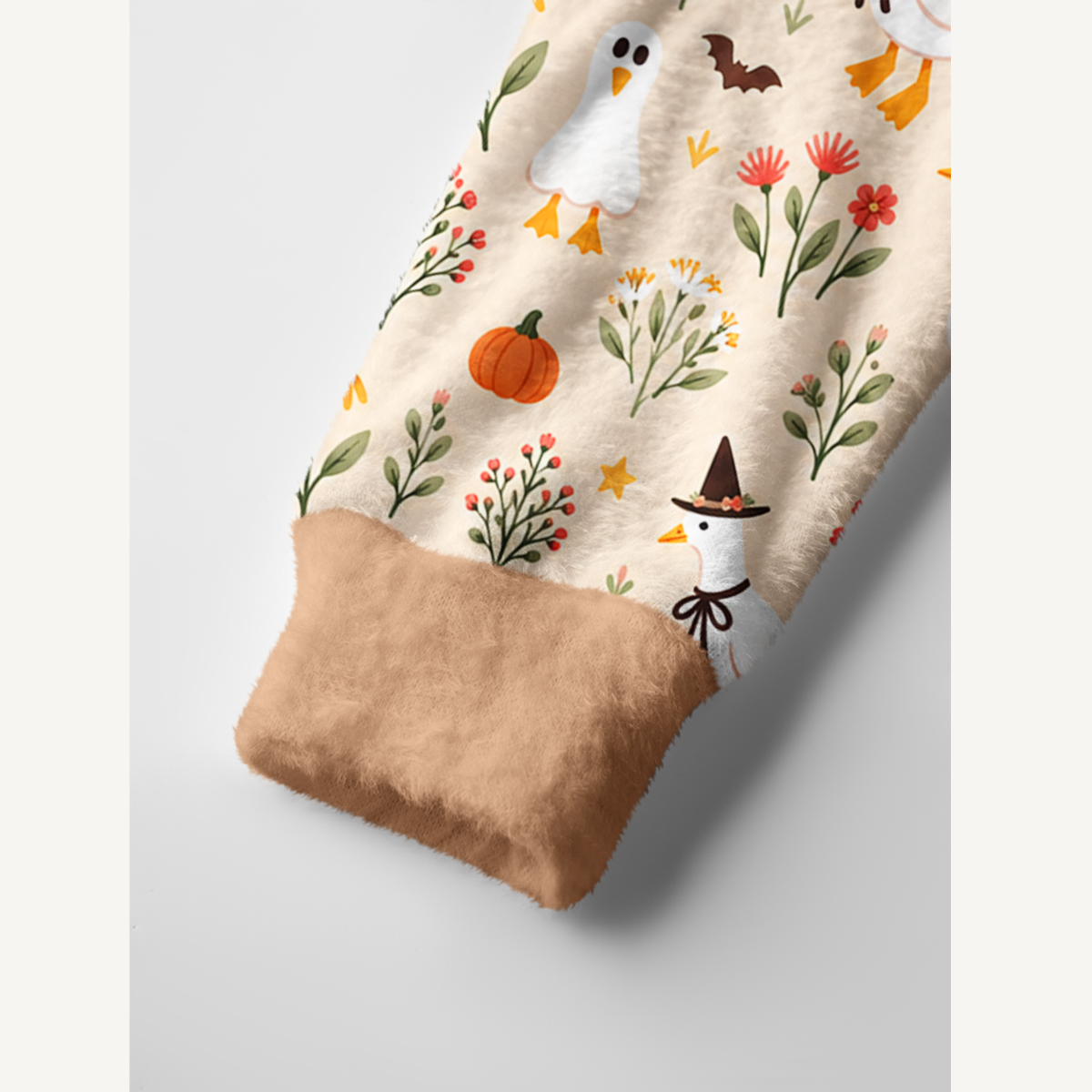 Halloween Costume Goose Print Ugly Cardigan Sweaters