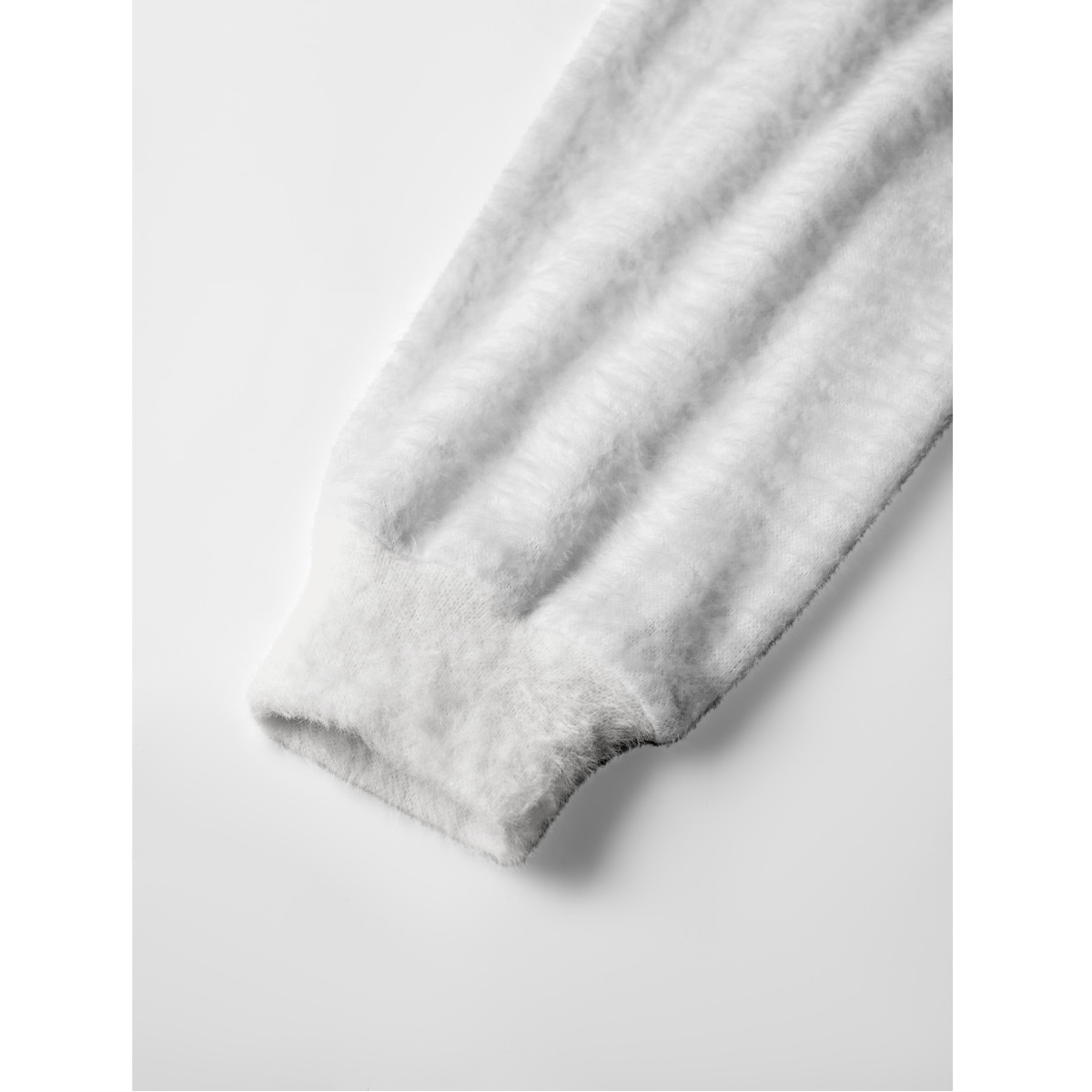 Nordic Woodland Fox Fuzzy Crewneck Sweater