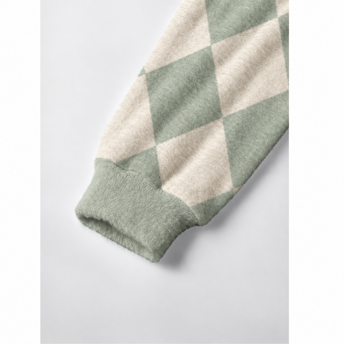 Holly Dolly Christmas Fuzzy Crewneck Sweater