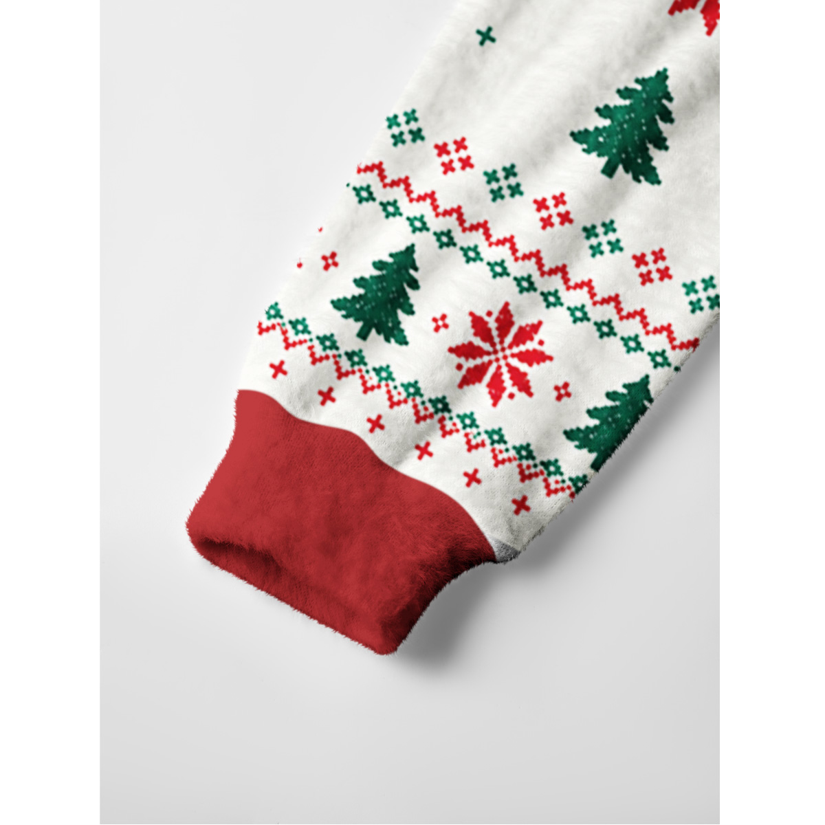 Country Christmas Farm Friends Fuzzy Crewneck Sweater