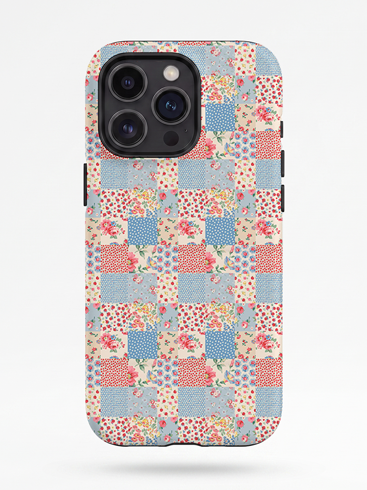 Pastel Patc Print Phone Case