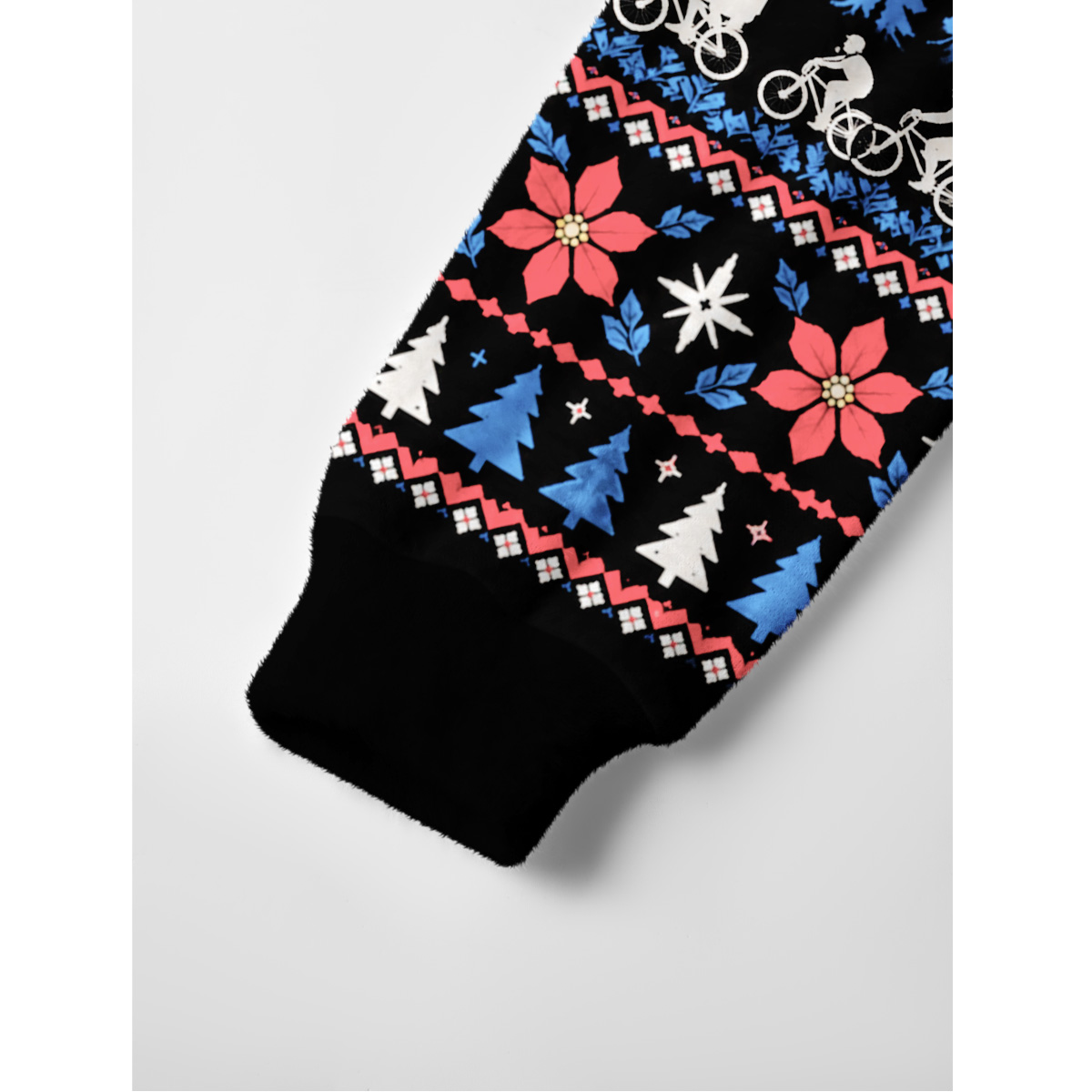 Mystical Christmas Forest Fuzzy Sweater