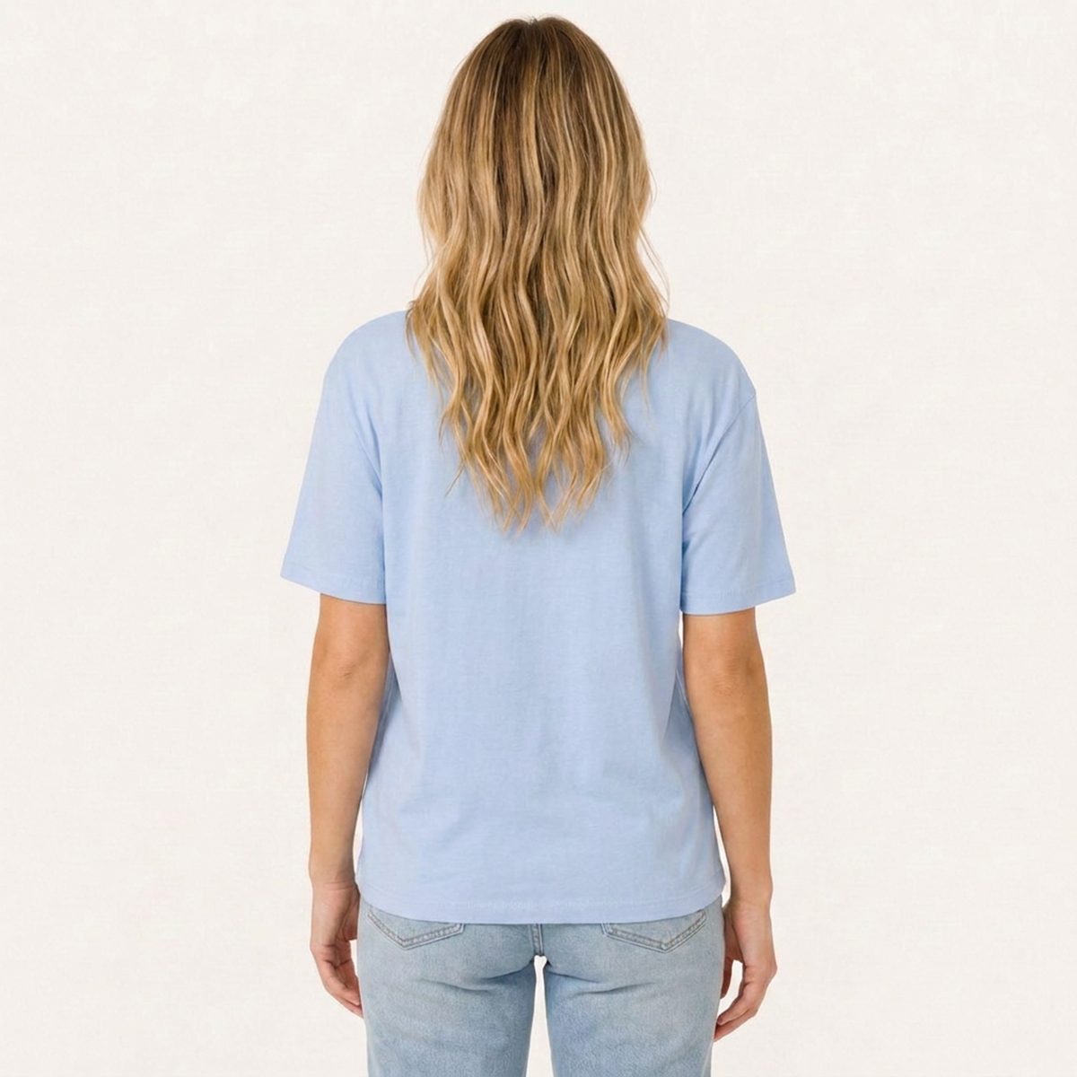 Let Joy Grow Floral Letters Print Crew Neck Cotton Tee