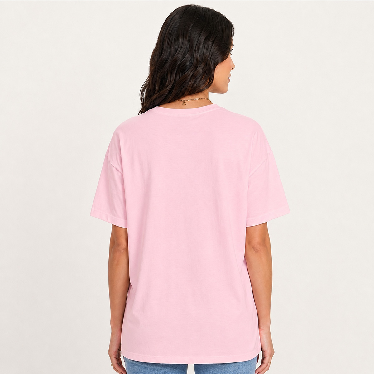Patchwork Star Quilt Garden Print Crew Neck Cotton Tee