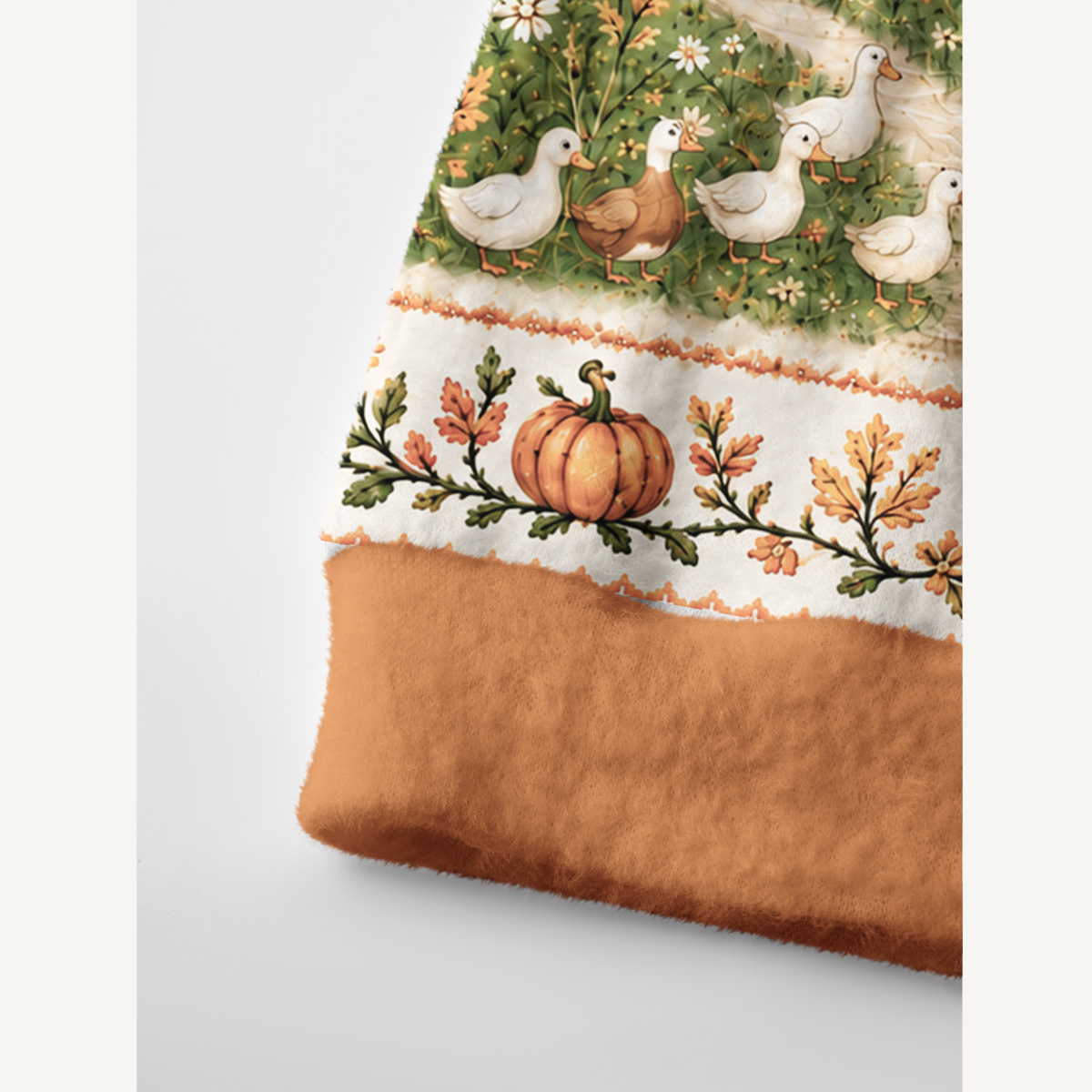 Autumn Pumpkin Pasture Print Halloween Ugly Cardigan Sweaters