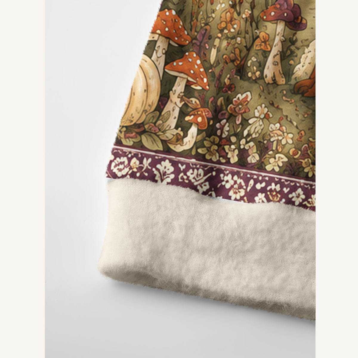 Autumn Forest Fox Pastoral Print Halloween Ugly Cardigan Sweaters