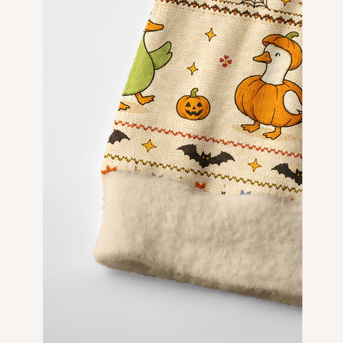 Halloween Ducks Collection Print Halloween Ugly Cardigan Sweaters