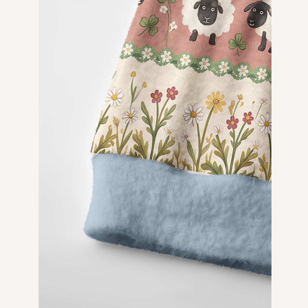 Pastoral Daydream Cottage Print Ugly Cardigan Sweaters