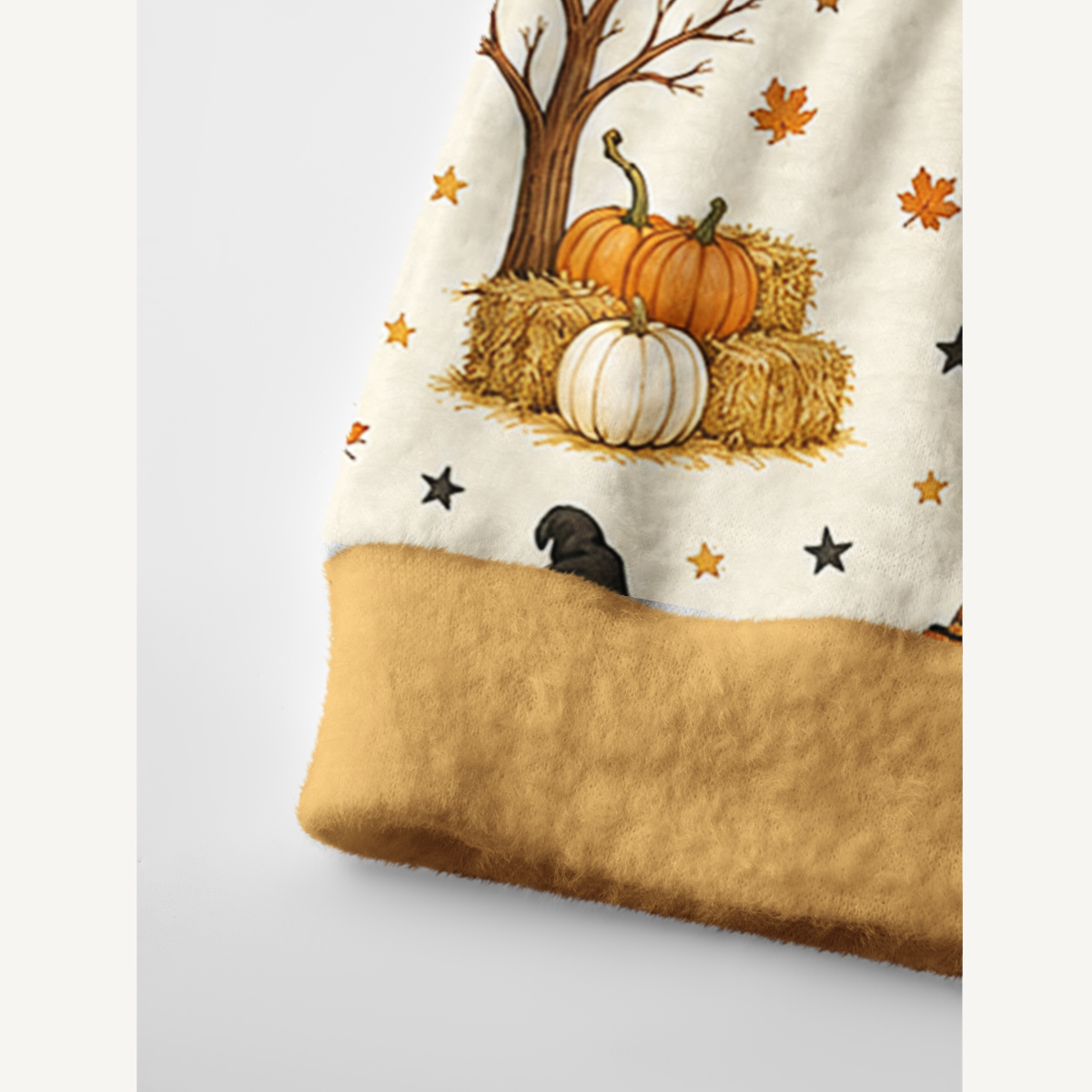 Halloween Farm Friends Print Ugly Cardigan Sweaters