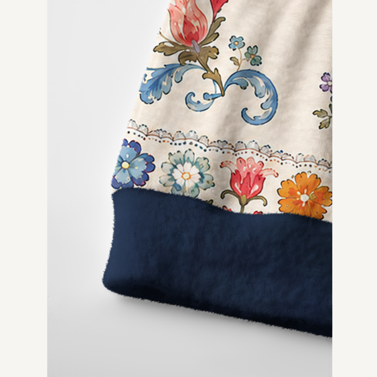 Heritage Folk Bloom Print Ugly Cardigan Sweaters