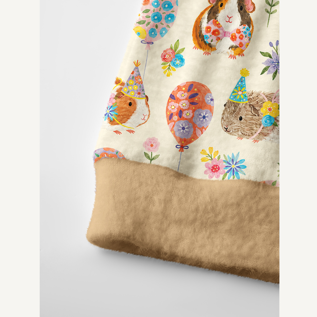 Guinea Pig Garden Party Print Ugly Cardigan Sweaters