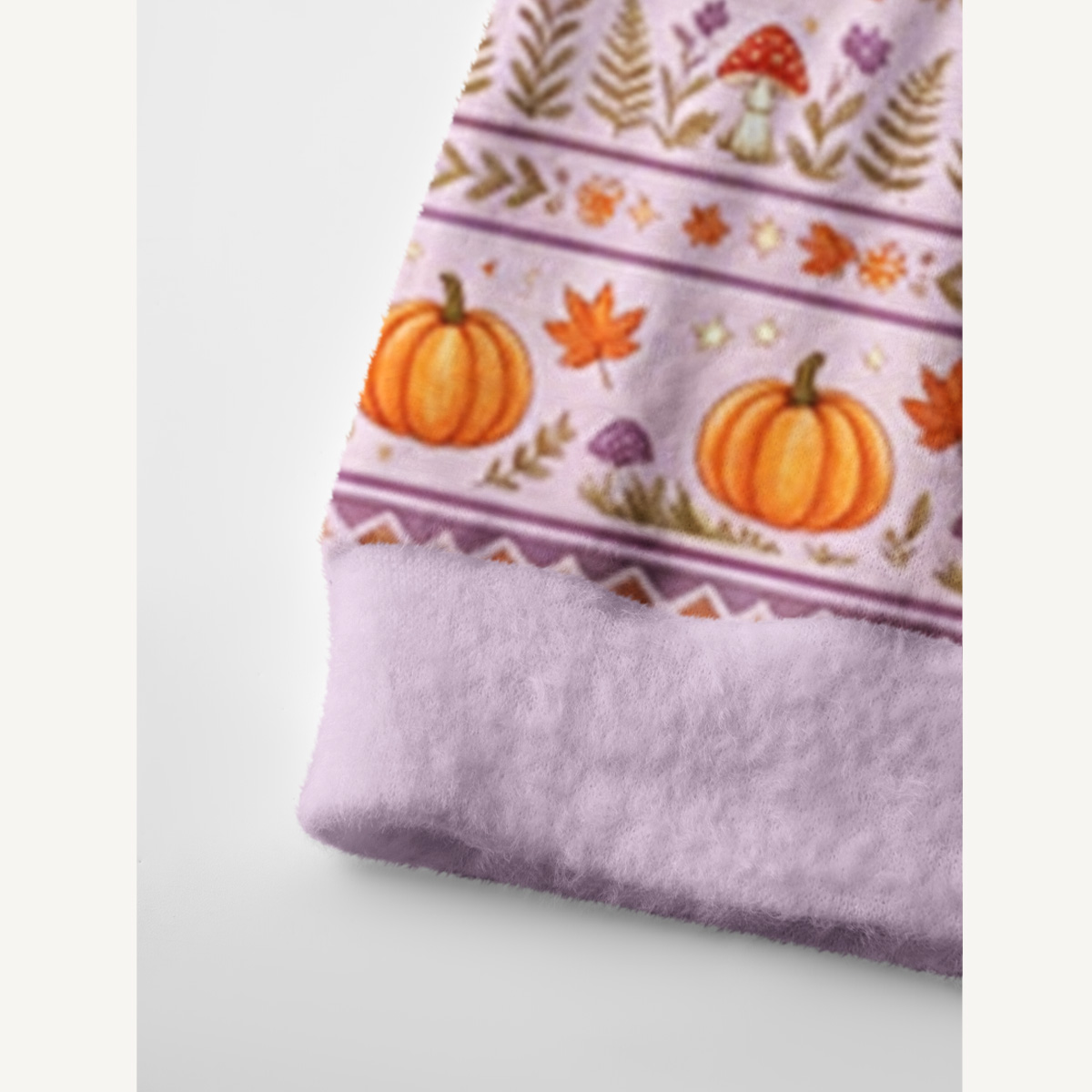 Lavender Pumpkin Country Ghost Cardigan Print Ugly Cardigan Sweaters