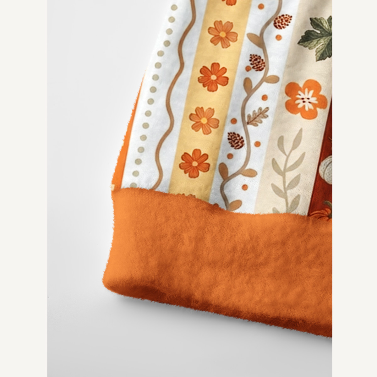 Autumn Pumpkin Patch Stripe Print Ugly Cardigan Sweaters