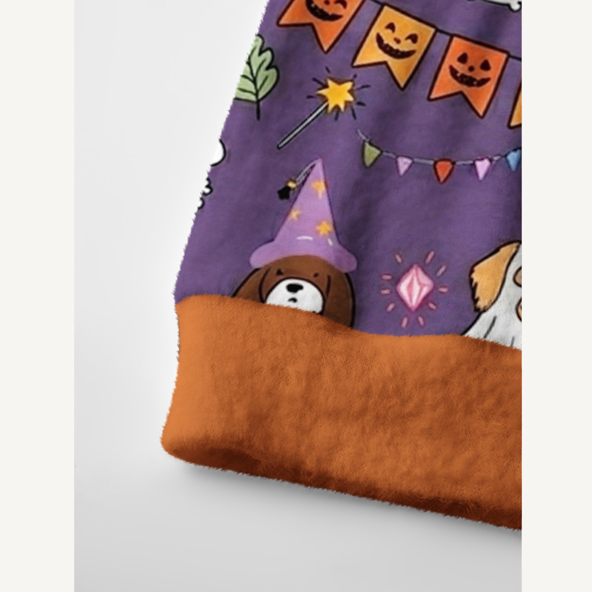 Halloween Spooky Pet Parade Print Ugly Cardigan Sweaters