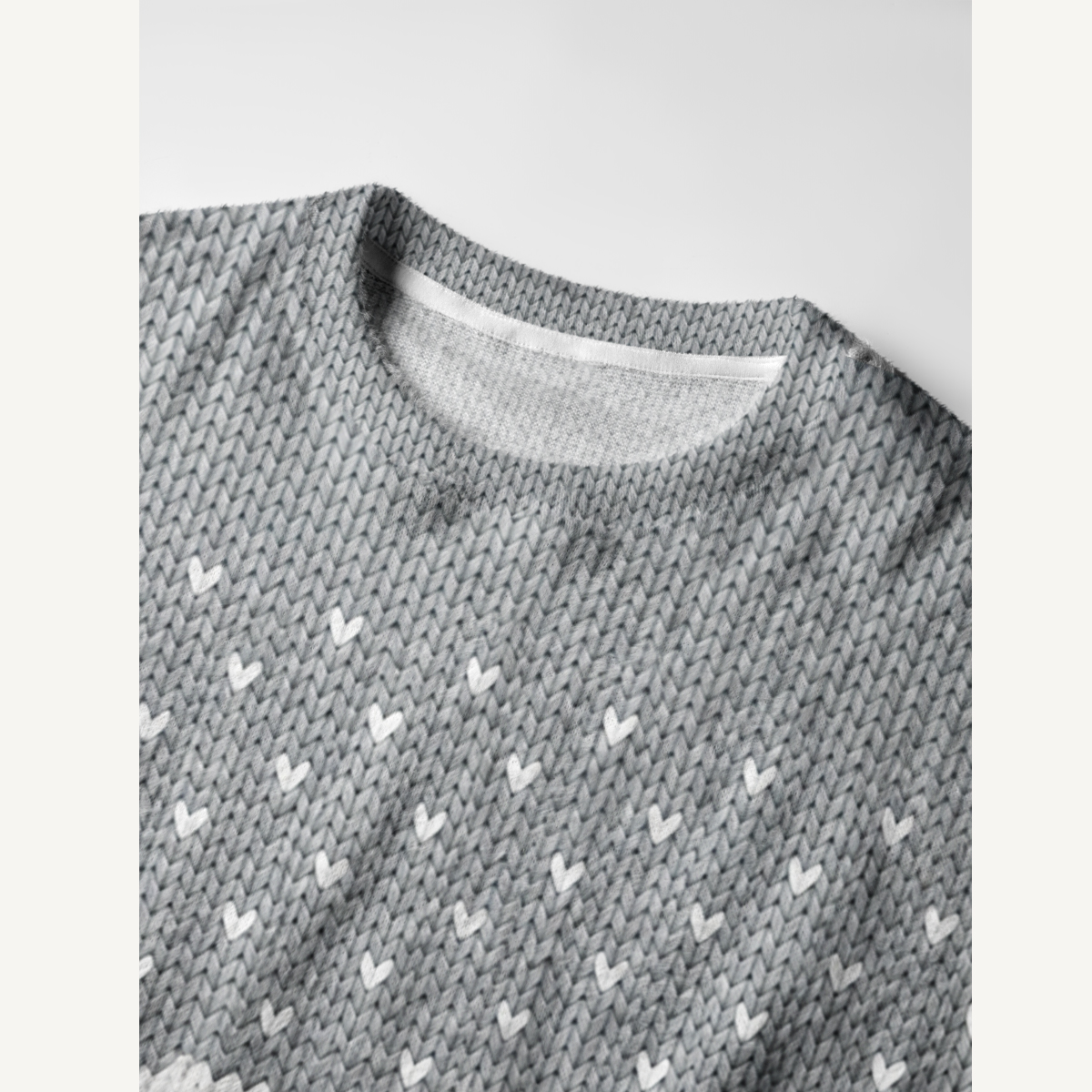 Cozy Little Sheep Fuzzy Crewneck Sweater