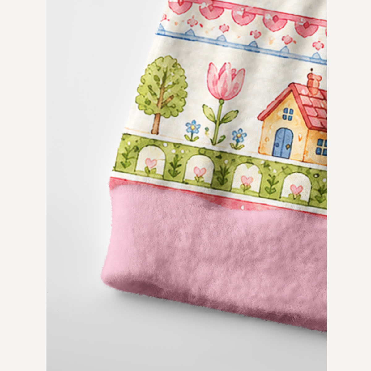 Pastoral Sheep Bands Print Ugly Cardigan Sweaters