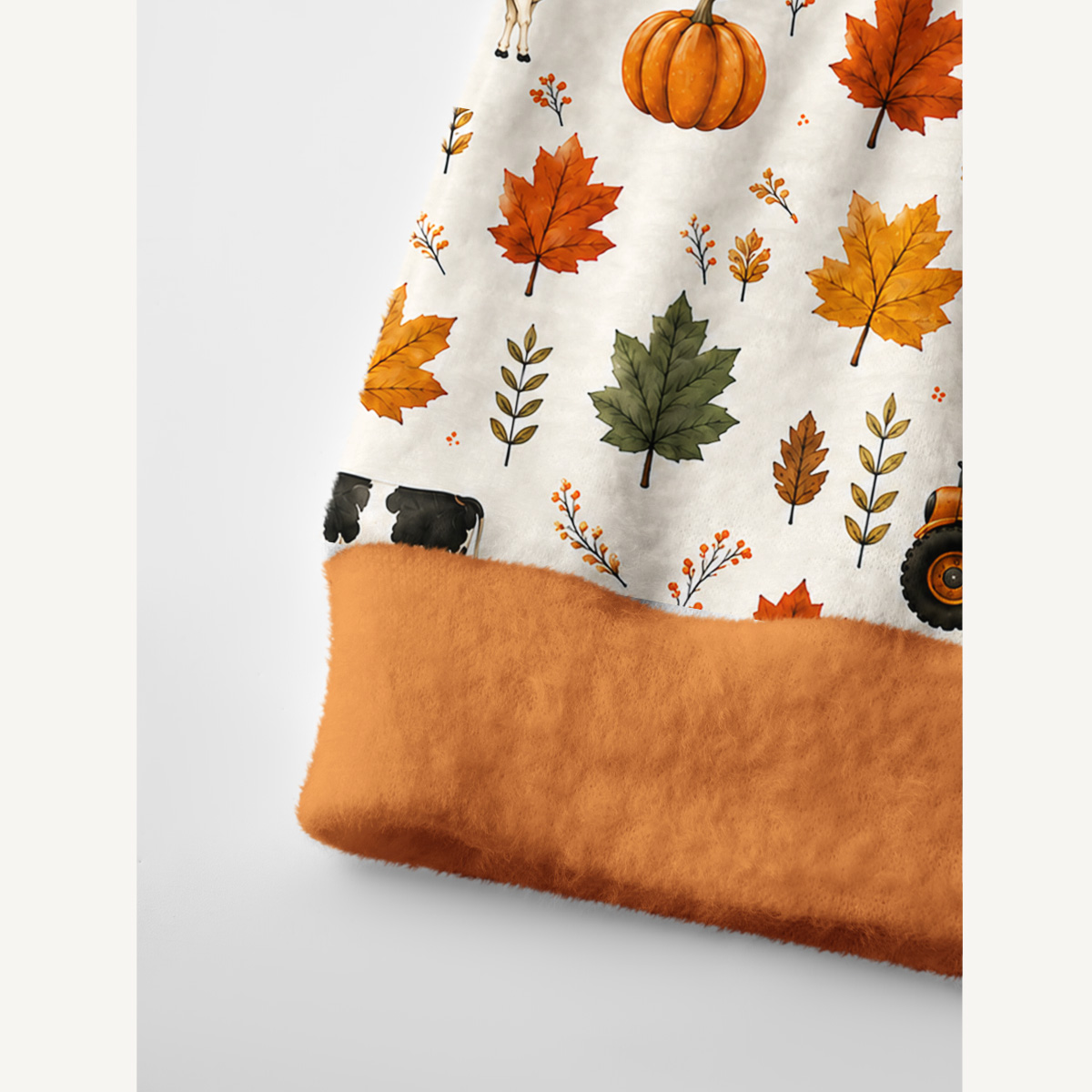 Pumpkin Farm Harvest  Print Ugly Cardigan Sweaters