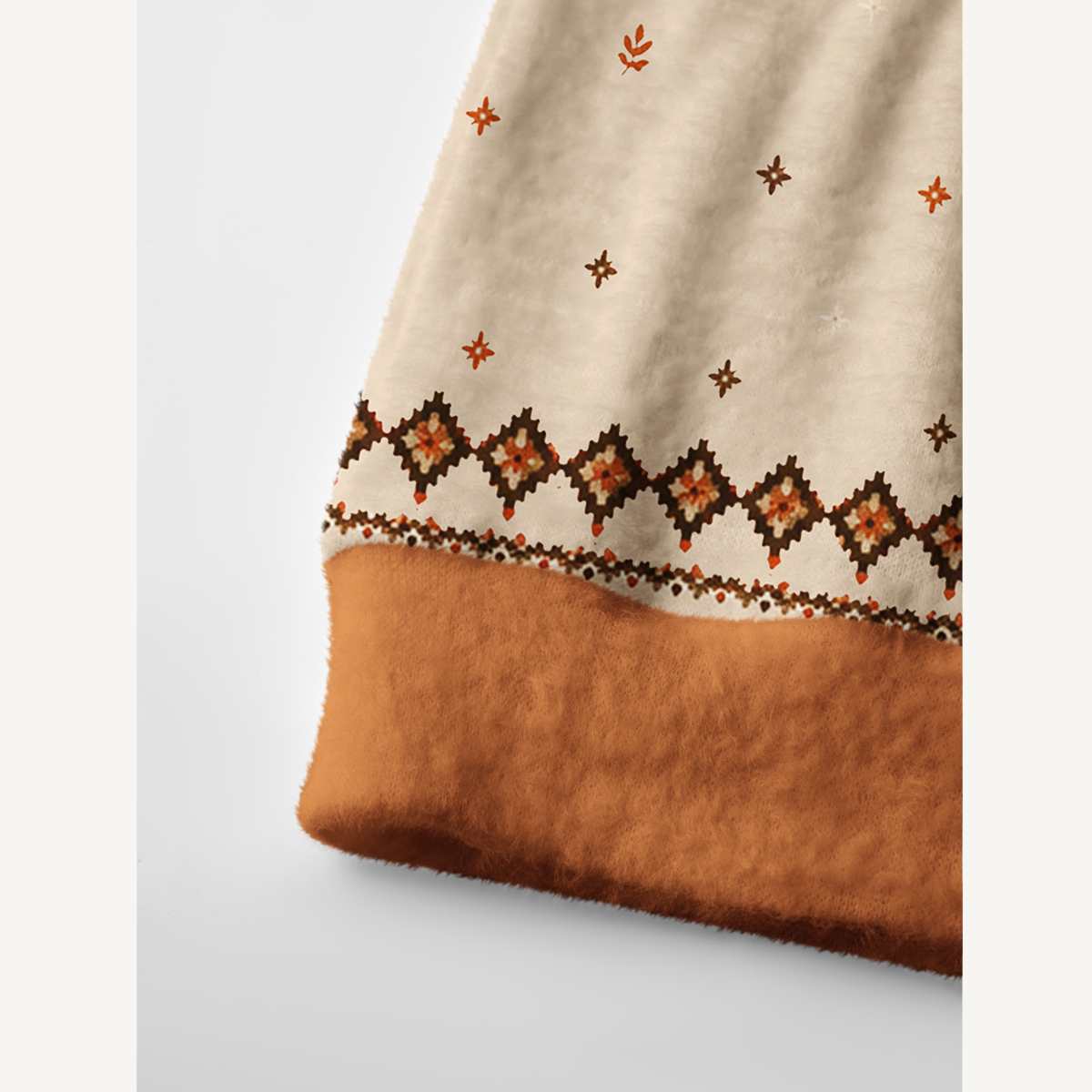 Woodland Pumpkin Harvest Print Ugly Cardigan Sweaters
