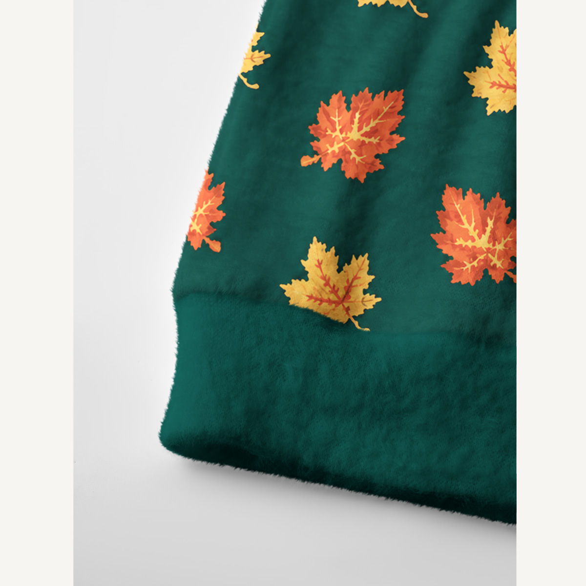 Autumn Maple Leaf Forest Print Ugly Cardigan Sweaters