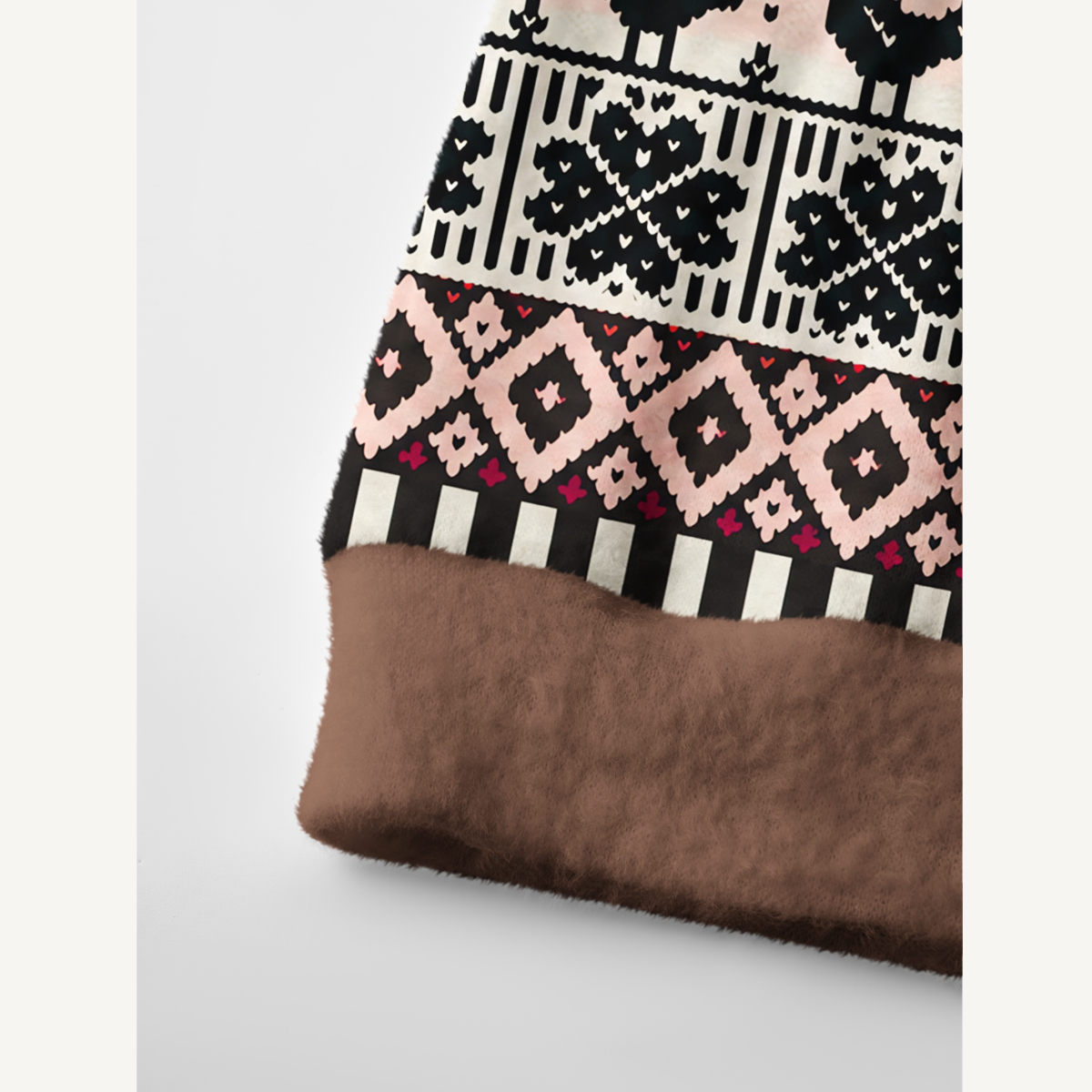Southwestern Folk Cactus & Moth Ugly Cardigan Sweaters