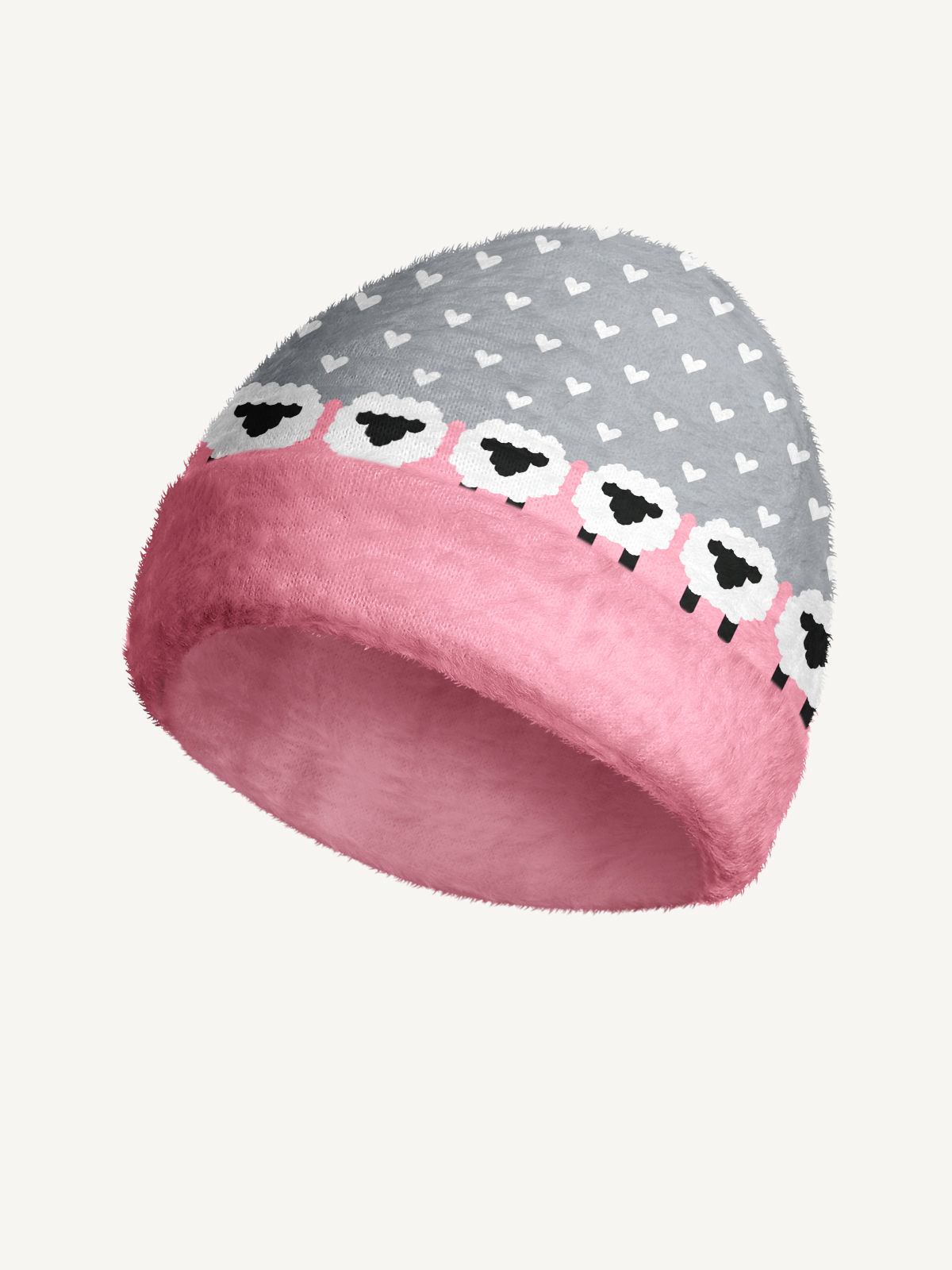 Cozy Little Sheep Cozy Fuzzy Beanie