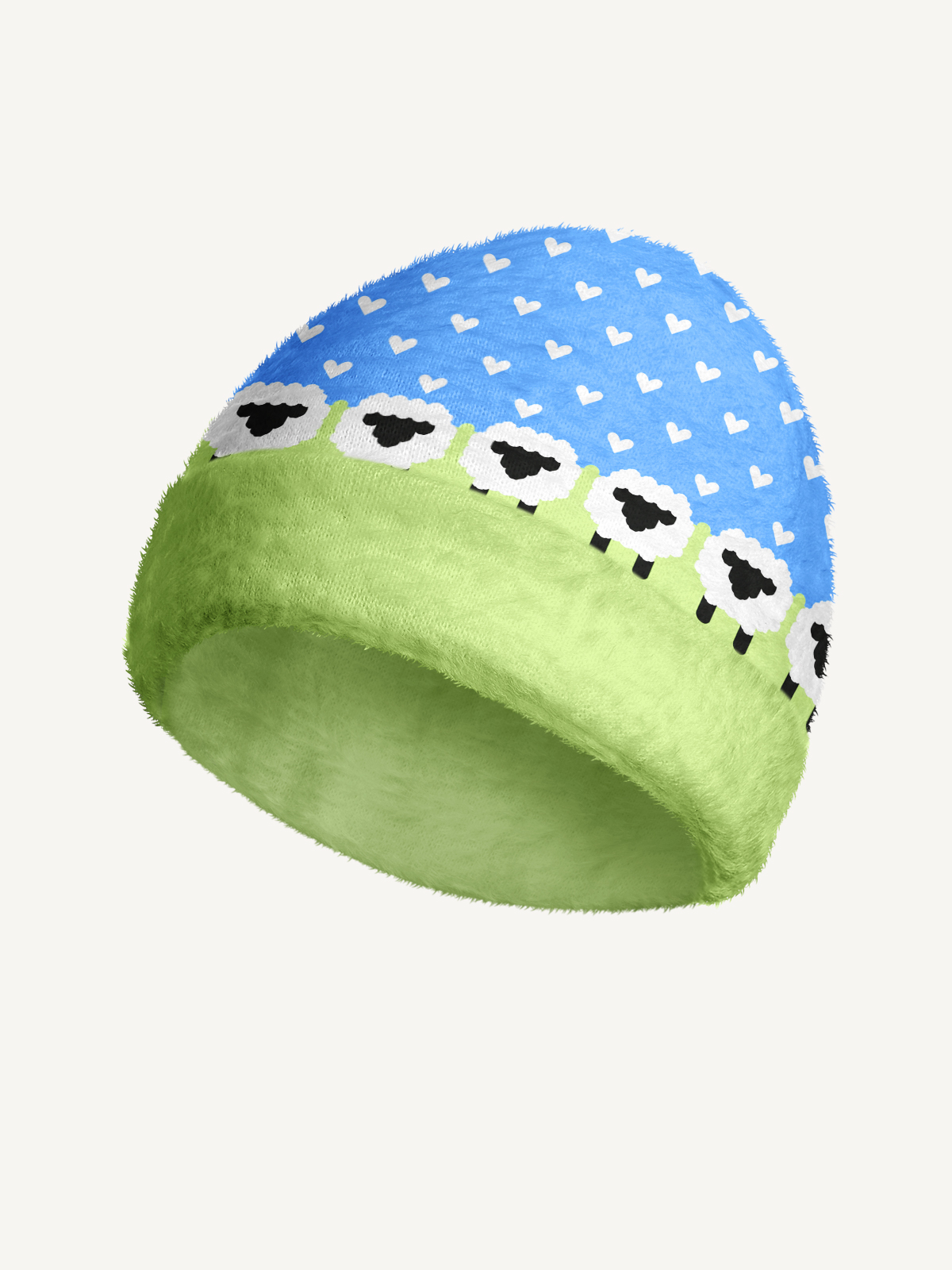 Cozy Little Sheep Cozy Fuzzy Beanie