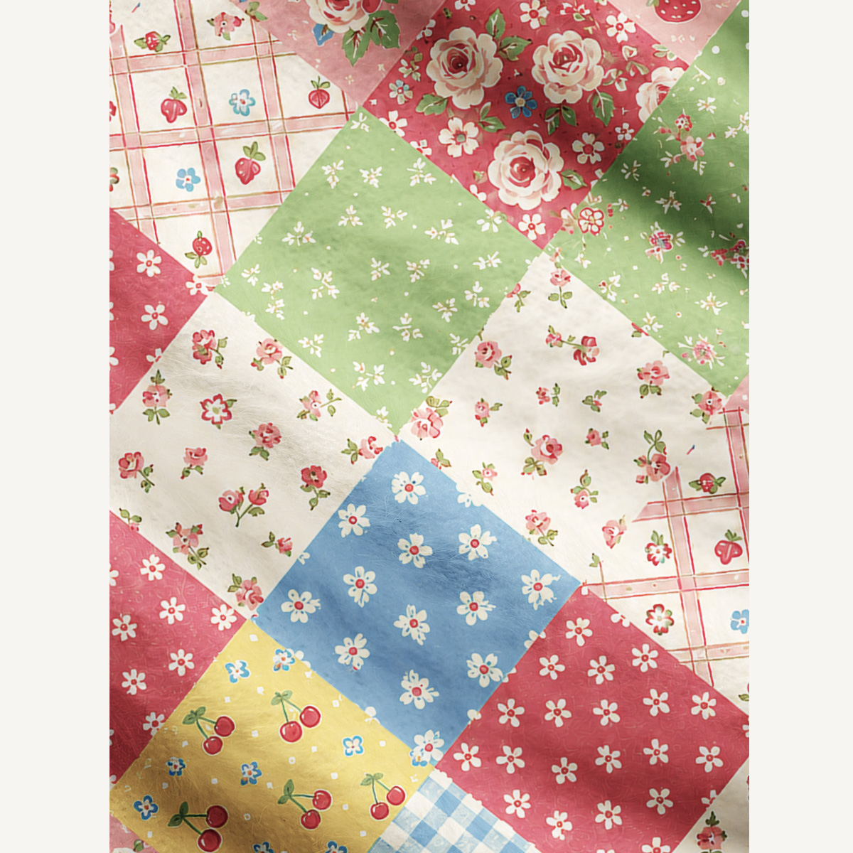 Sweet Memory Quilt Print Halloween Ugly Cardigan Sweaters