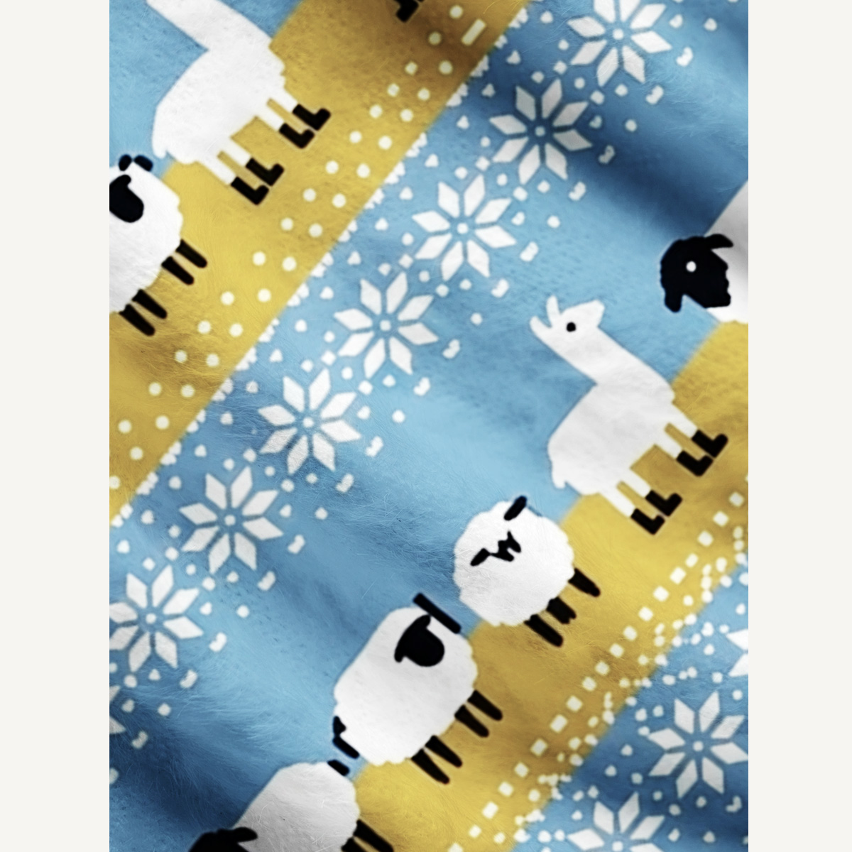 Pasture Parade Sheep Print Ugly Cardigan Sweaters