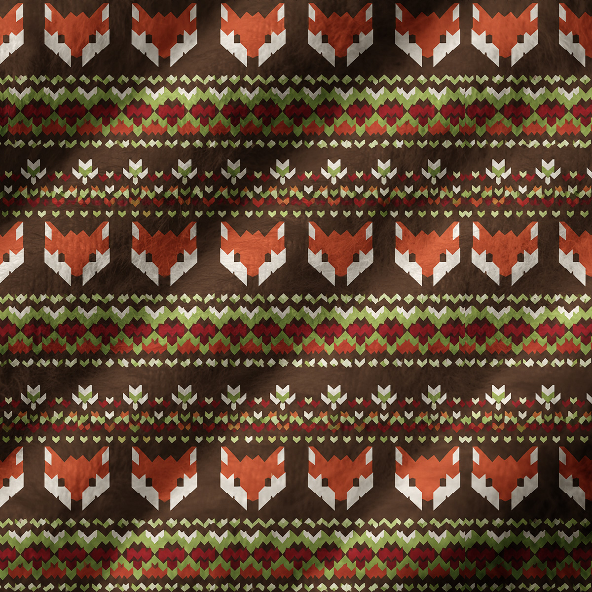  Fuzzy Fawn Spotted Print V-Neck Sweater Vest