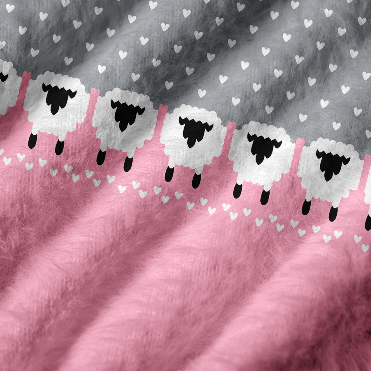 Cozy Little Sheep V-Neck Sweater Vest
