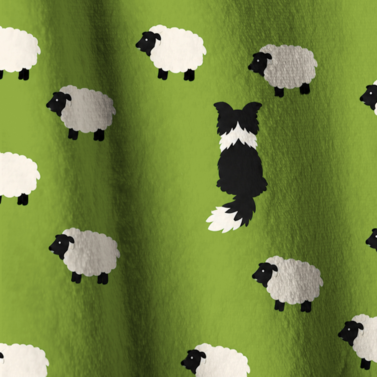 Sheep Herding Dog Fleece Jacket