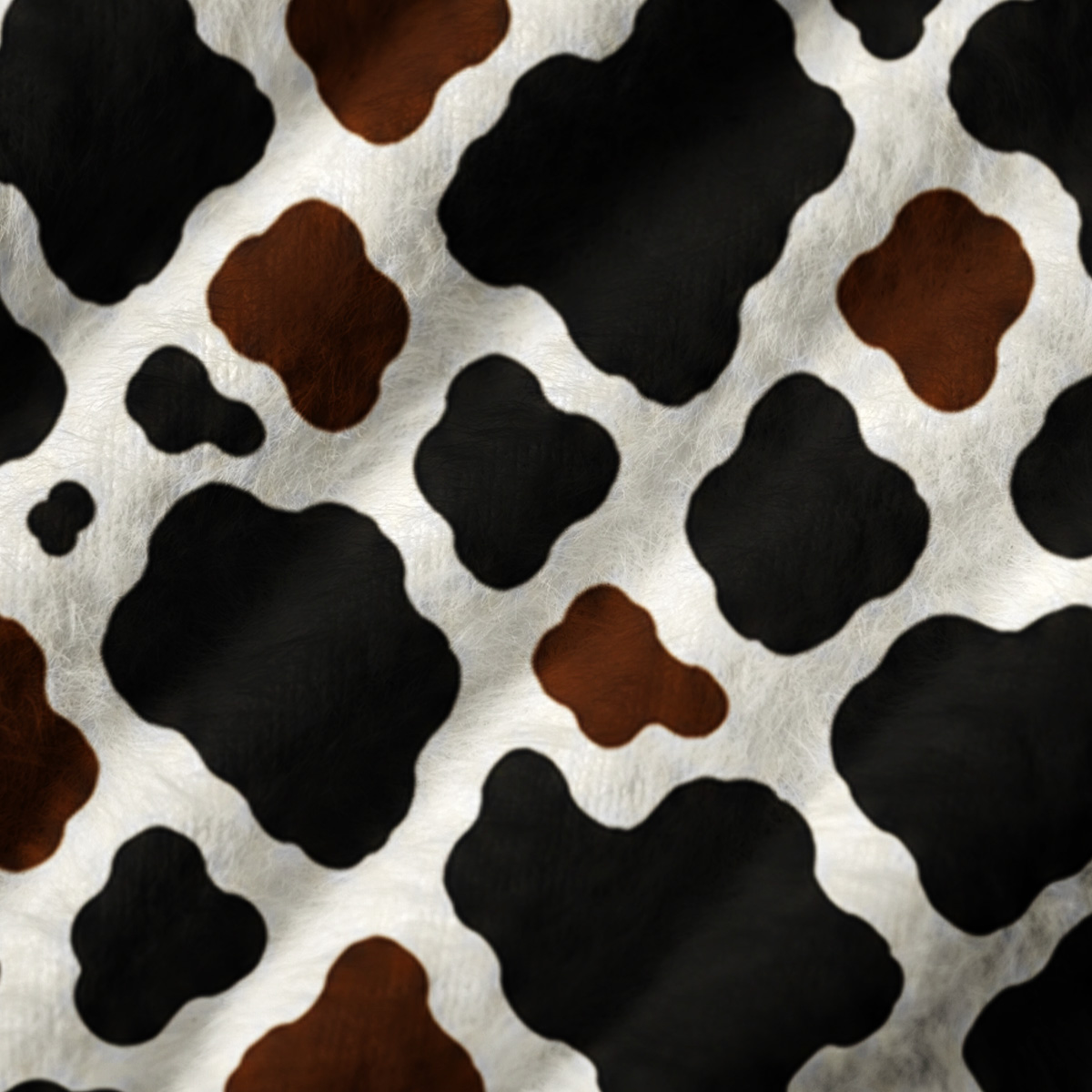 Farm Cow Spot Print V-Neck Sweater Vest
