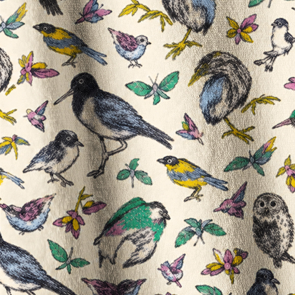 Sky Meadow Symphony Print Fleece Jacket
