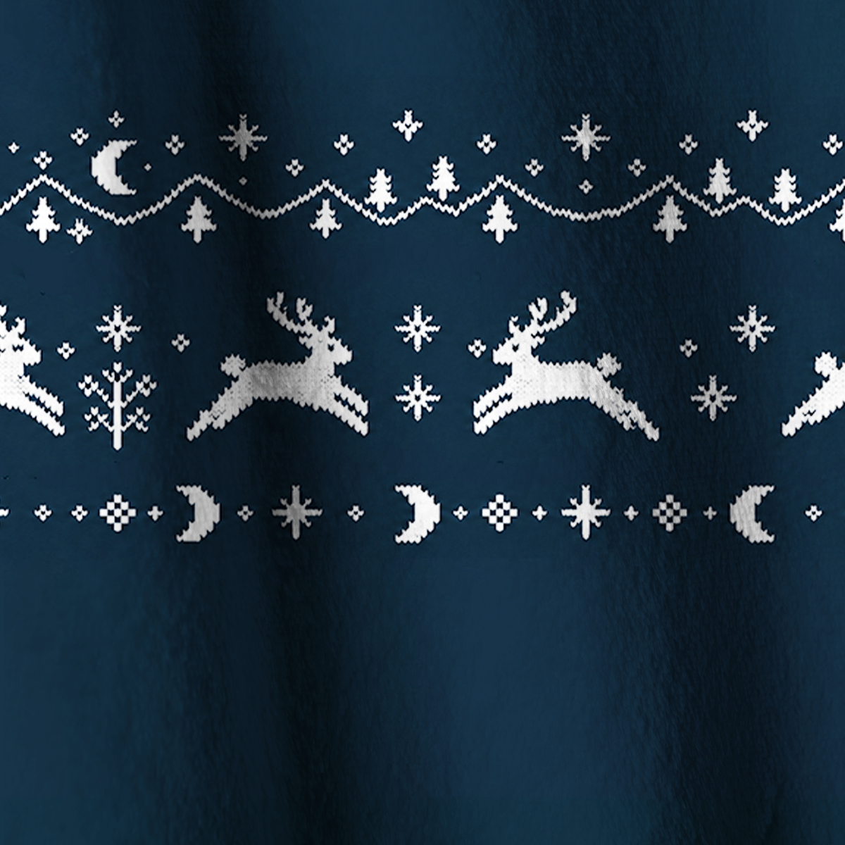 Winter Bunny Fair Isle Print Fleece Jacket