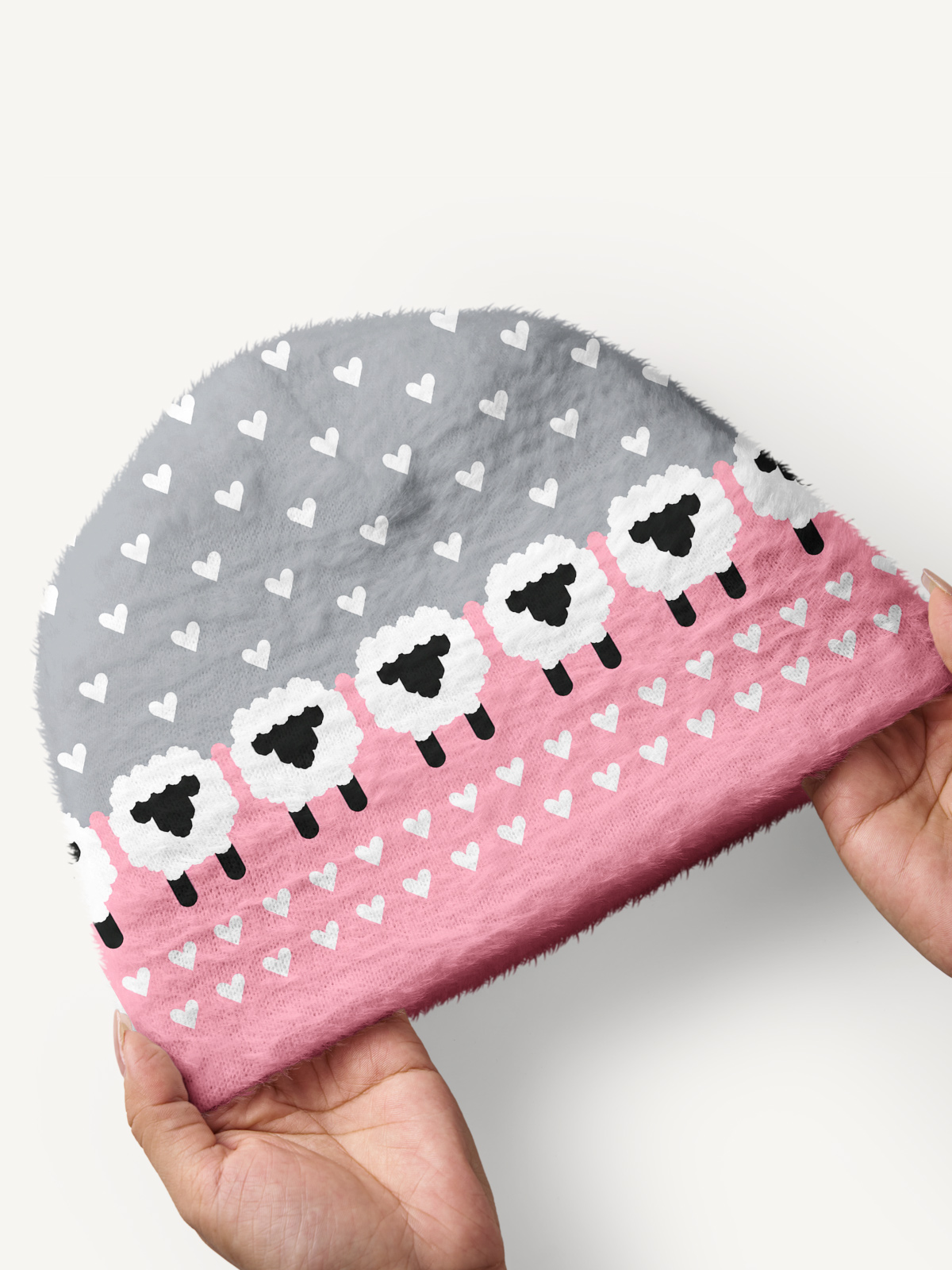 Cozy Little Sheep Cozy Fuzzy Beanie