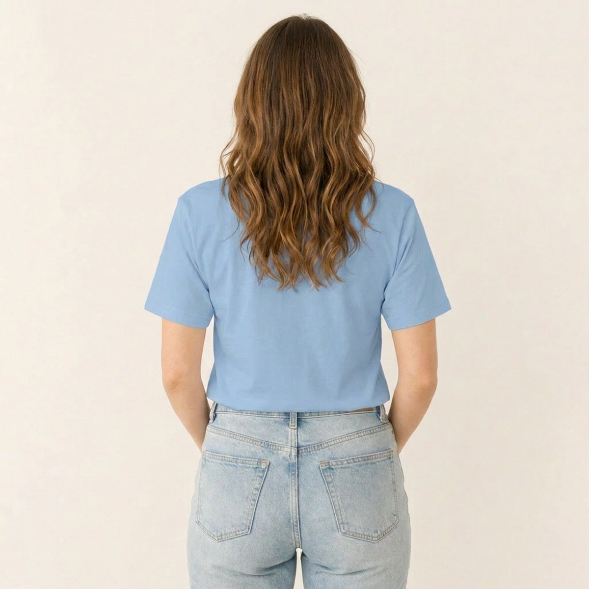 Lost in Sewing Joy Print Crew Neck Cotton Tee