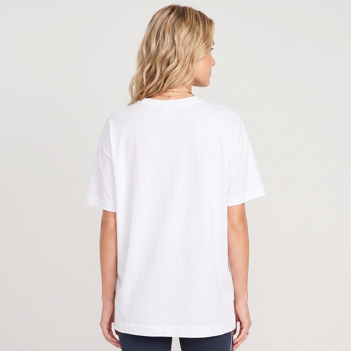 Flower Flag Print Crew Neck Cotton Tee