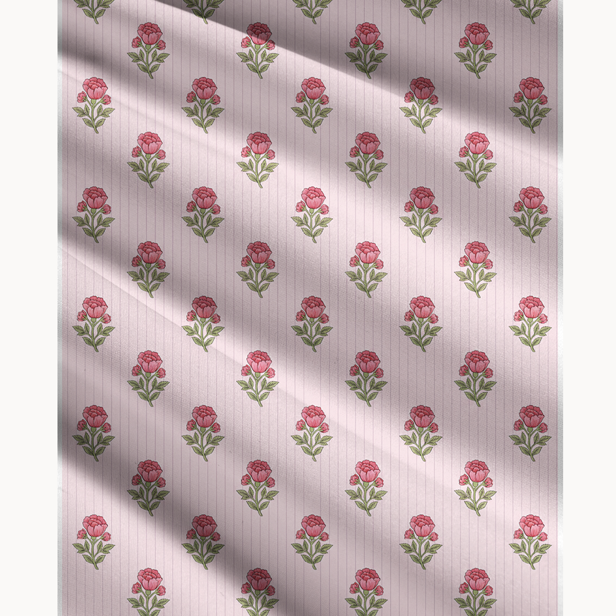 Misty Rose Garden Print Maxi Skirt