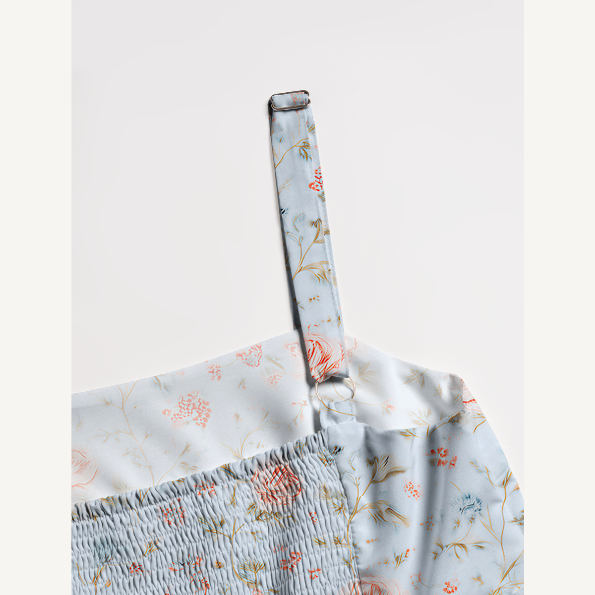 Square Neck Rosabelle Bloom Print Slip Dress