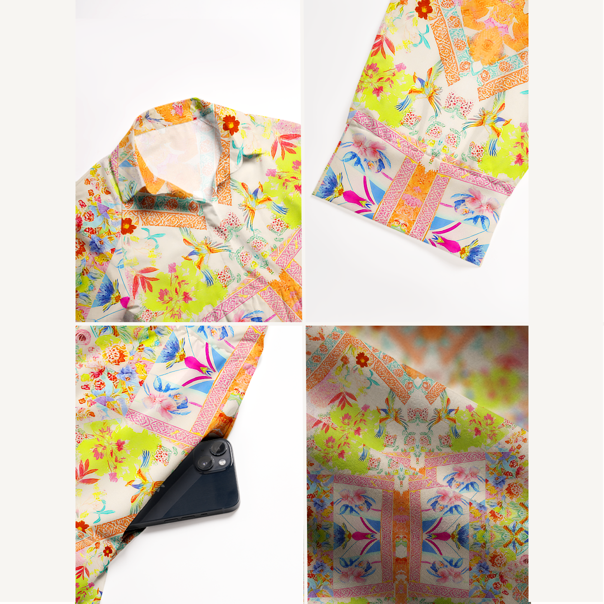 V Neck Collared Vivid Lily Casual Long Shirt Dress