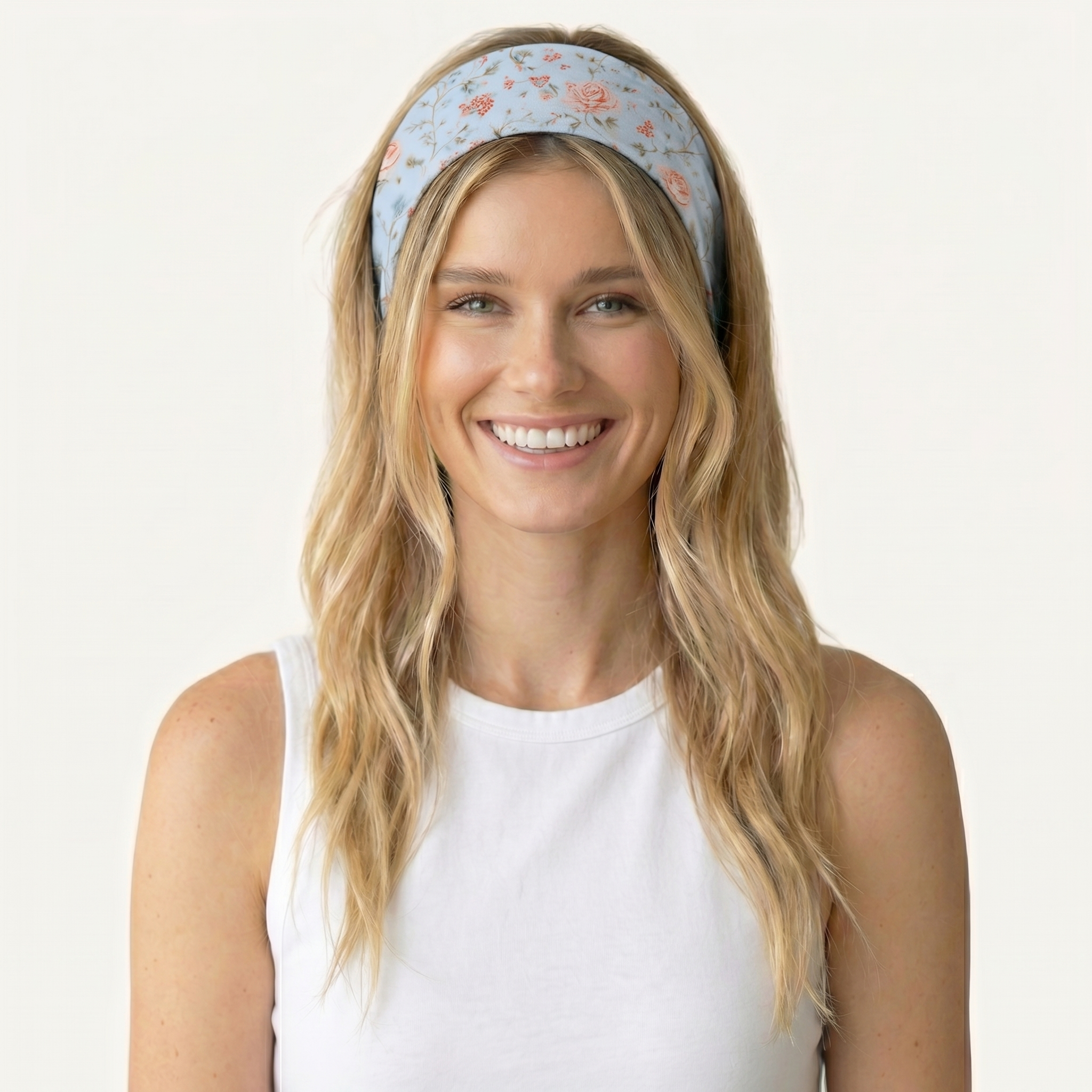 Rosabelle Bloom Print Boho Bandeau Headband