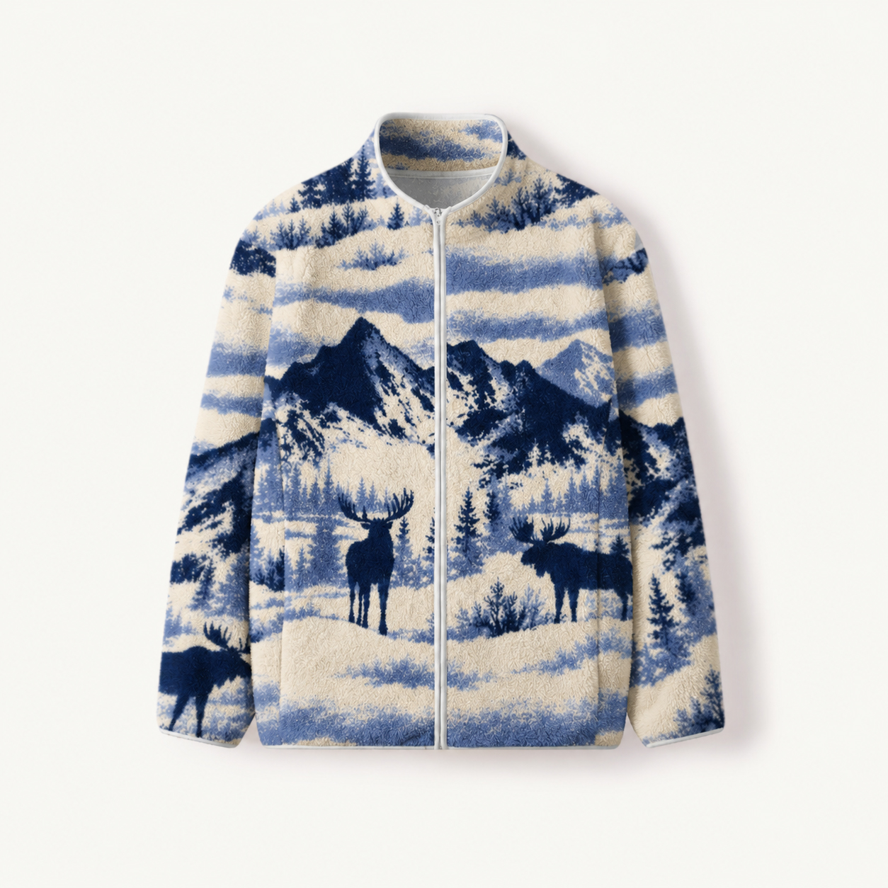 Indigo Ridge Range Print Fleece Jacket