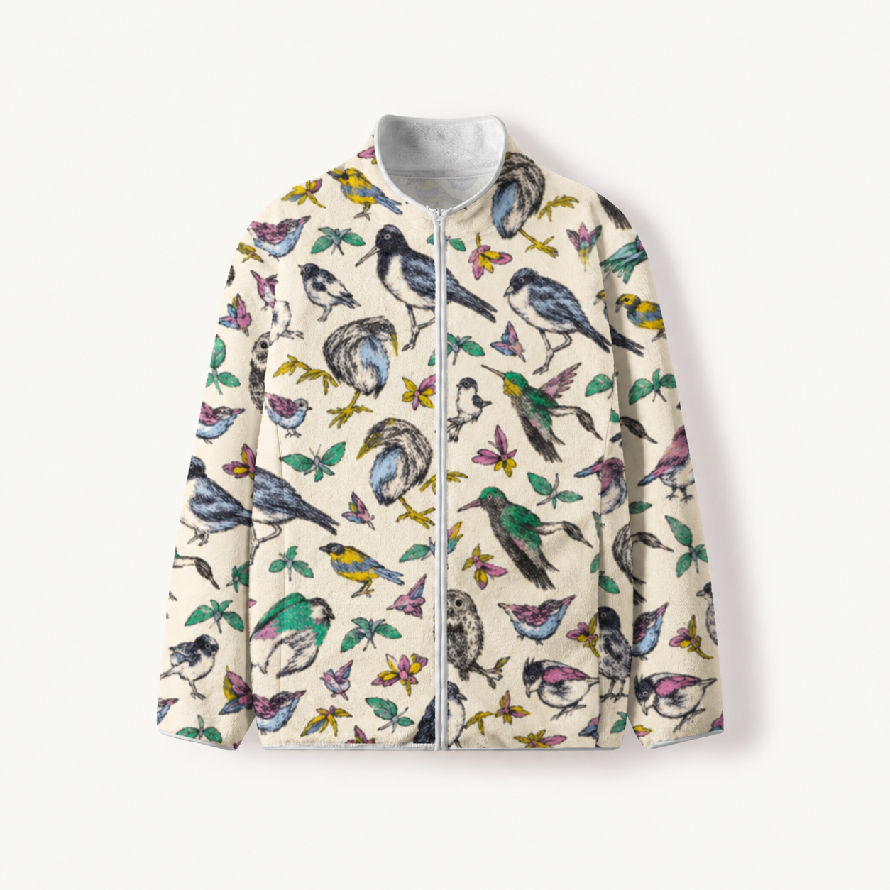 Sky Meadow Symphony Print Fleece Jacket