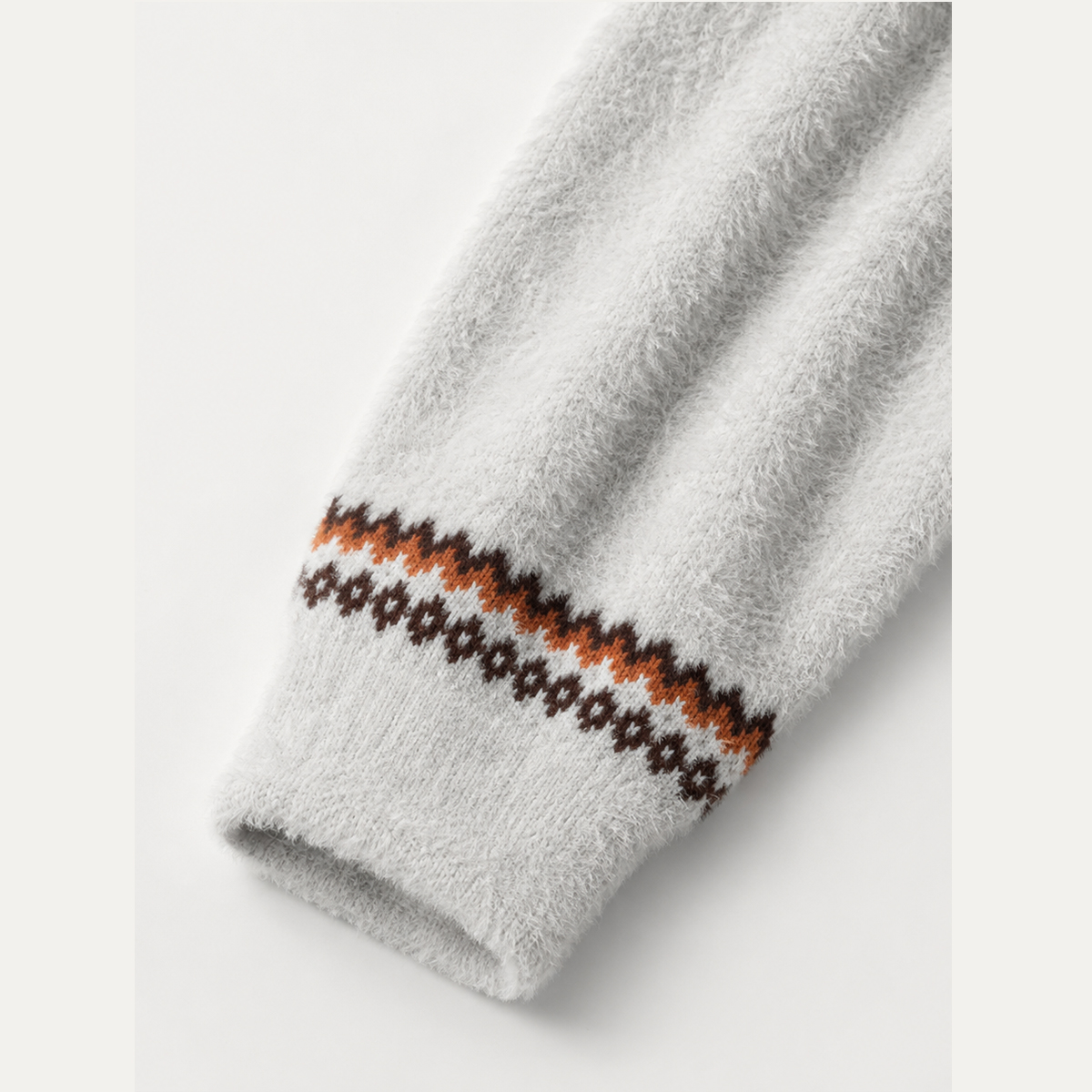 Acorn Hollow Squirrel Fuzzy Crewneck Sweater